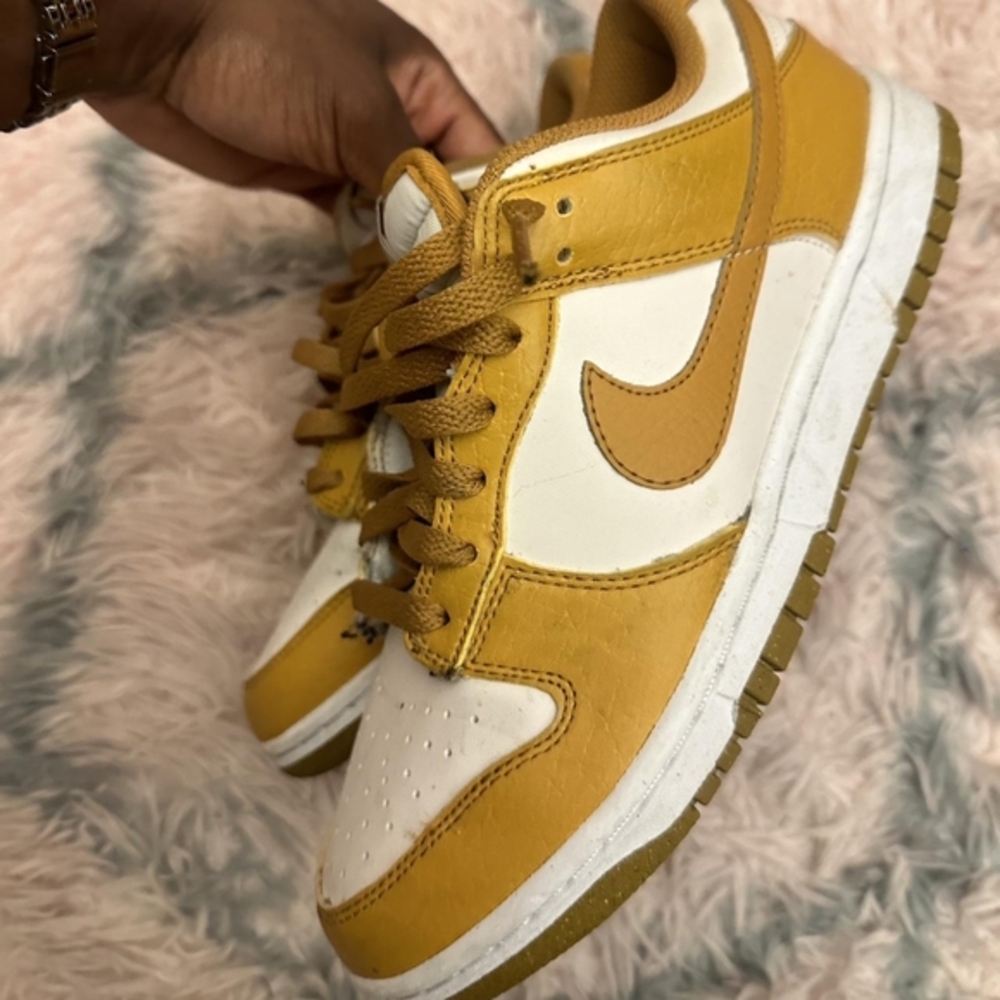 Nike Mustard and Cream Sneakers